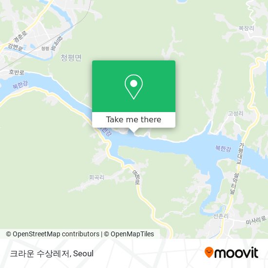 크라운 수상레저 map