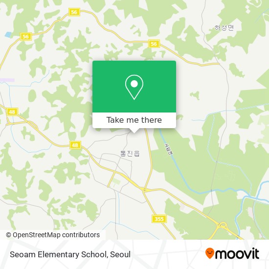 Seoam Elementary School map