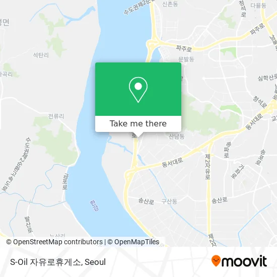 S-Oil 자유로휴게소 map