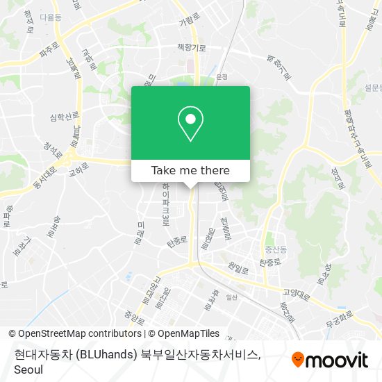현대자동차 (BLUhands) 북부일산자동차서비스 map