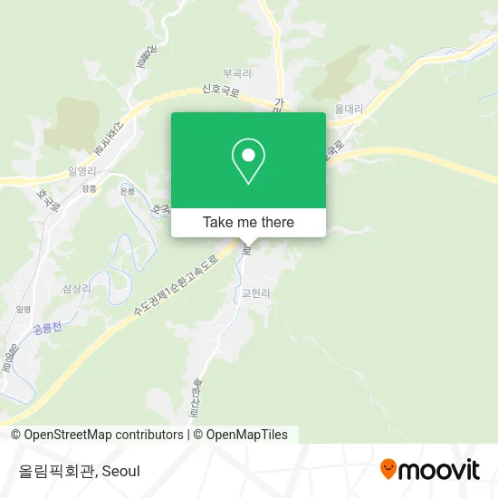 올림픽회관 map