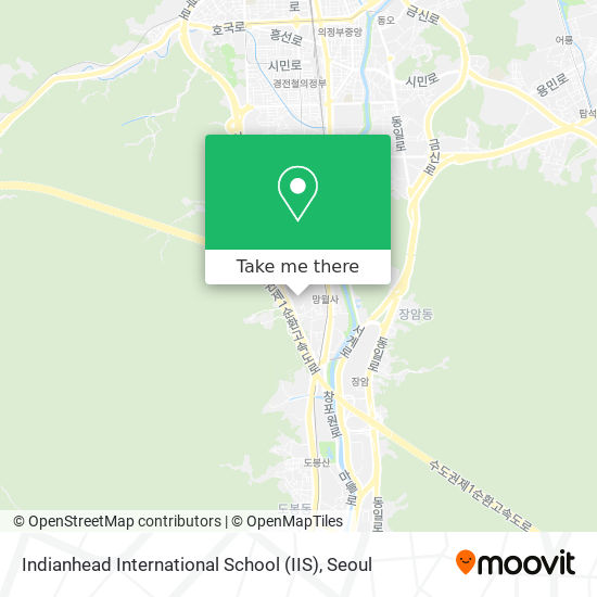 Indianhead International School (IIS) map