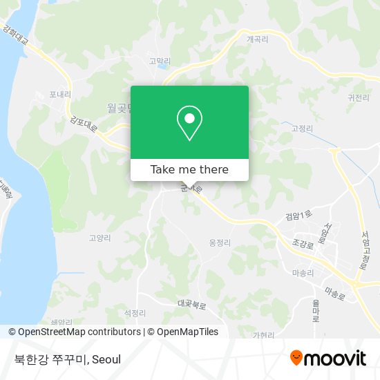 북한강 쭈꾸미 map