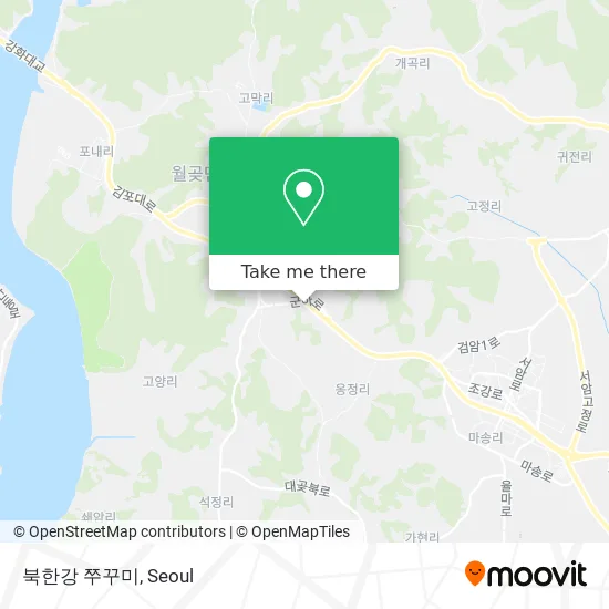북한강 쭈꾸미 map