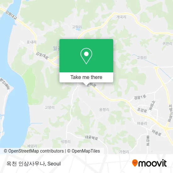 옥천 인삼사우나 map
