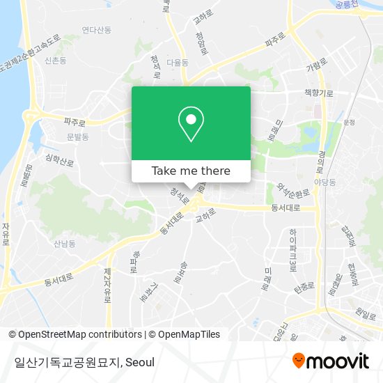 일산기독교공원묘지 map