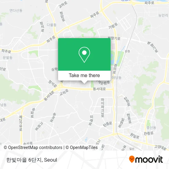 한빛마을 6단지 map