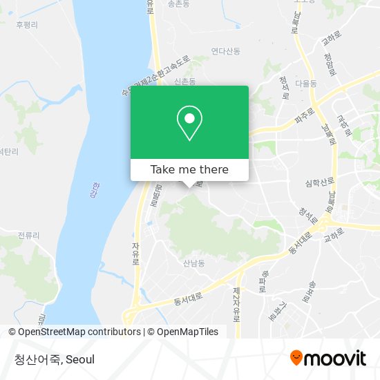 청산어죽 map
