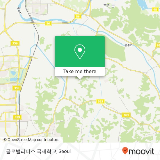 글로벌리더스 국제학교 map