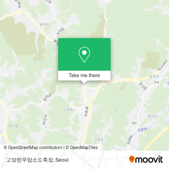고양한우암소도축장 map