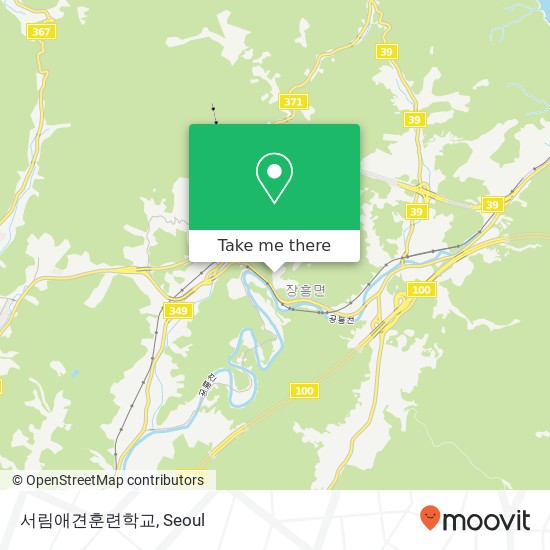 서림애견훈련학교 map