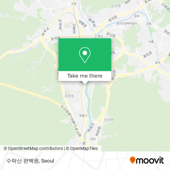 수락산 편백원 map