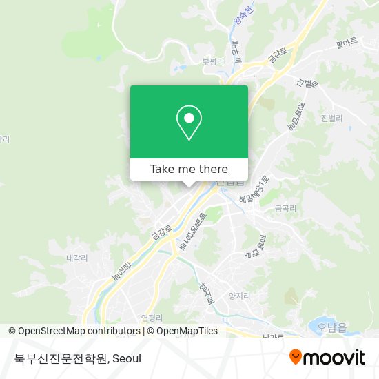 북부신진운전학원 map