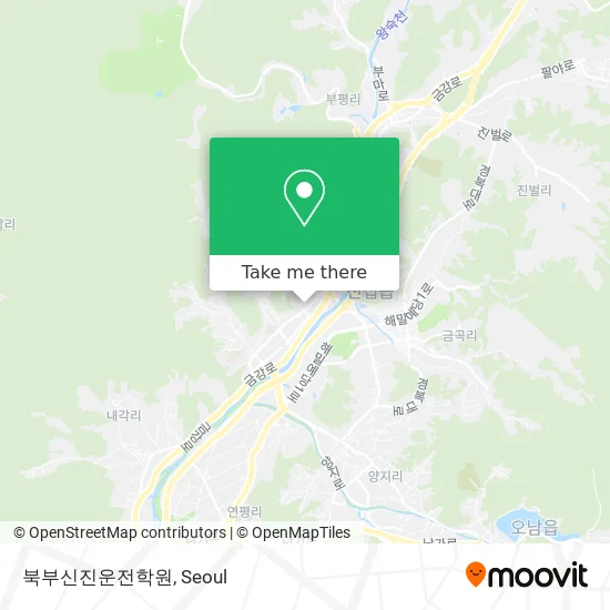 북부신진운전학원 map