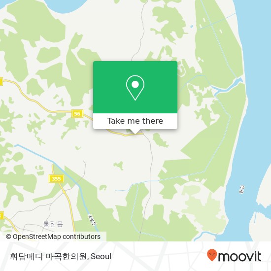 휘담메디 마곡한의원 map