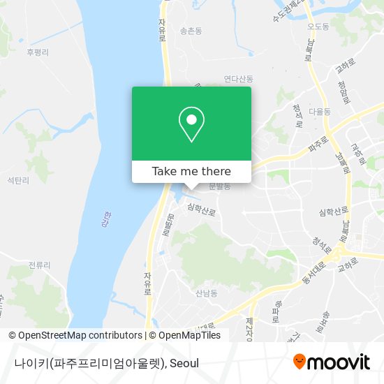 나이키(파주프리미엄아울렛) map