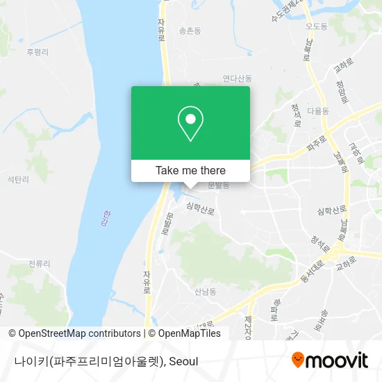 나이키(파주프리미엄아울렛) map