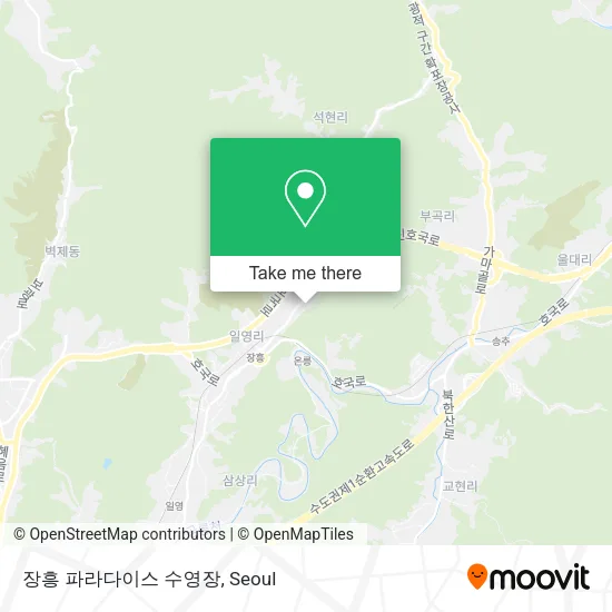 장흥 파라다이스 수영장 map