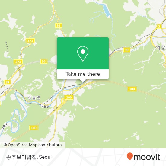 송추보리밥집 map