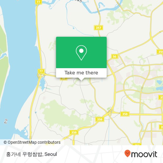 홍가네 우렁쌈밥 map