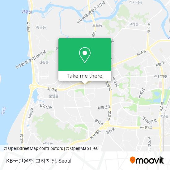 KB국민은행 교하지점 map