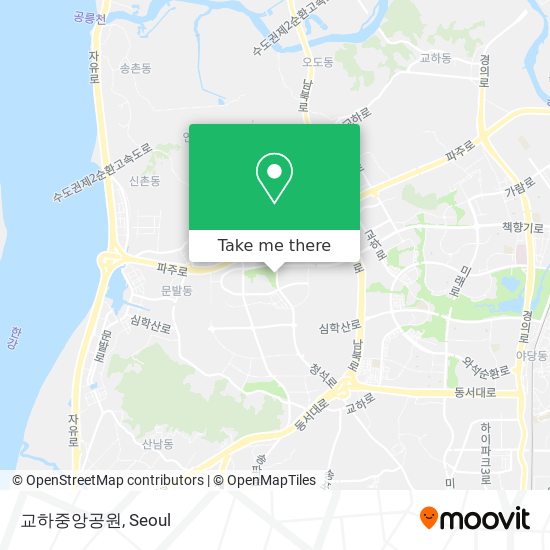 교하중앙공원 map