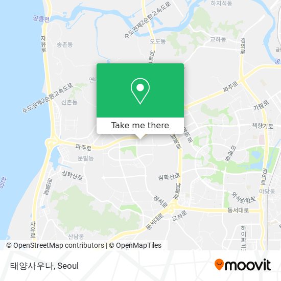 태양사우나 map