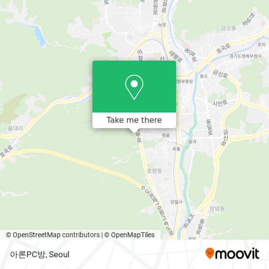 아론PC방 map
