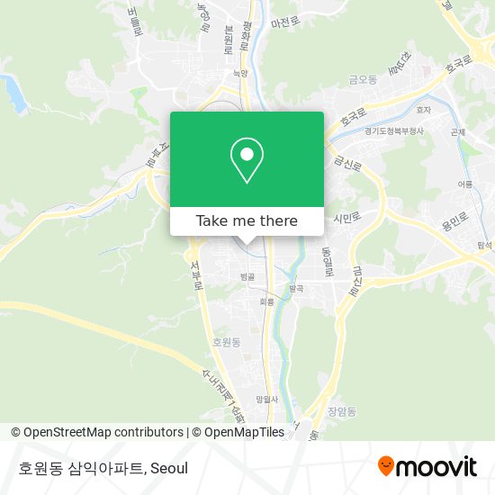 호원동 삼익아파트 map