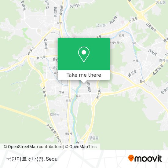 국민마트 신곡점 map