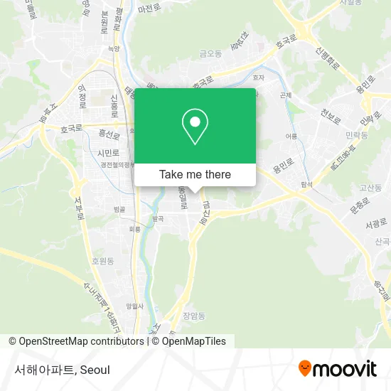 서해아파트 map