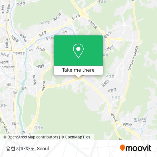 용현지하차도 map