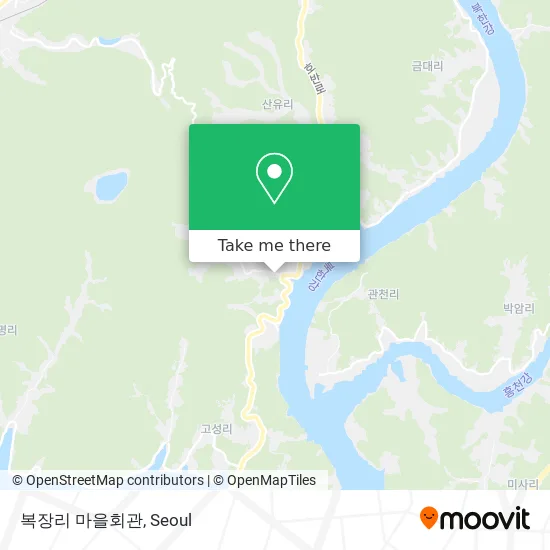 복장리 마을회관 map