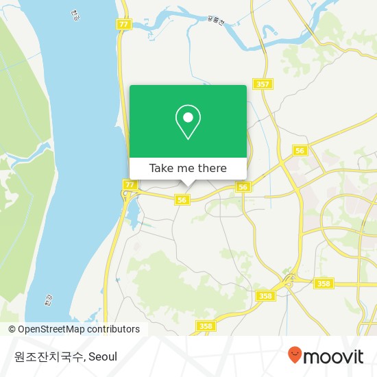 원조잔치국수 map