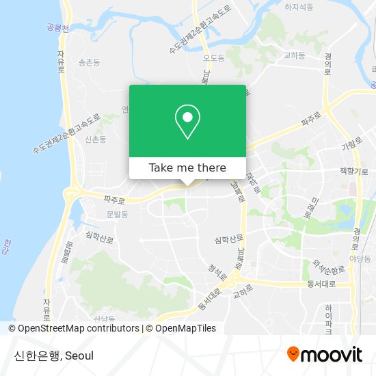 신한은행 map