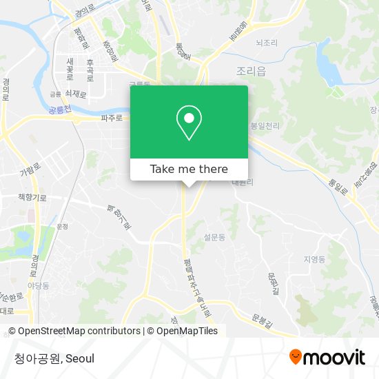 청아공원 map