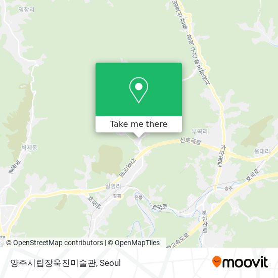 양주시립장욱진미술관 map