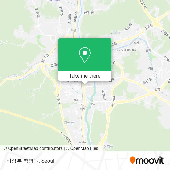 의정부 척병원 map