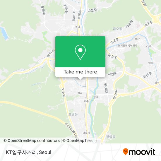 KT입구사거리 map