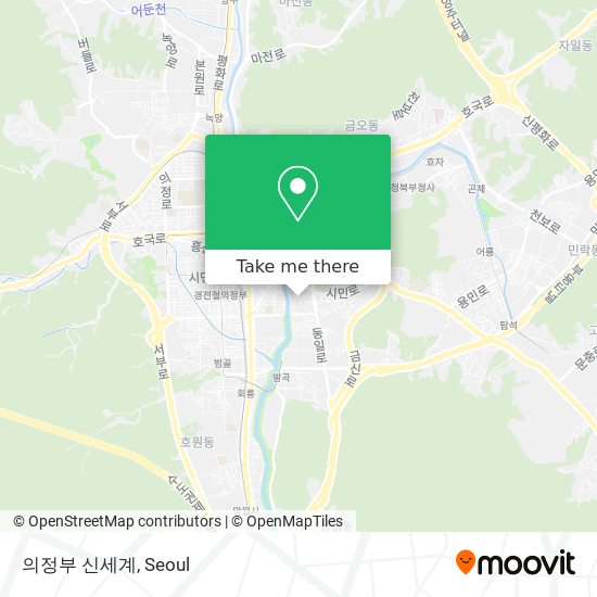 의정부 신세계 map