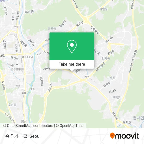 송추가마골 map