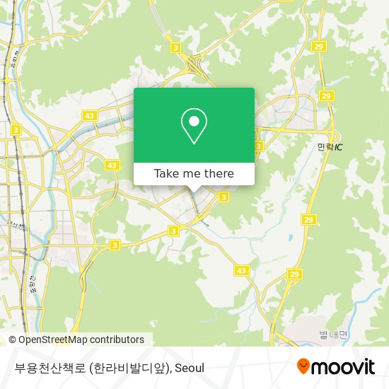 부용천산책로 (한라비발디앞) map