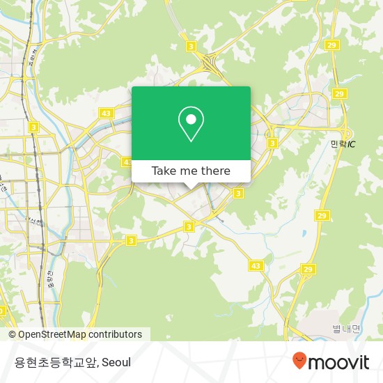 용현초등학교앞 map