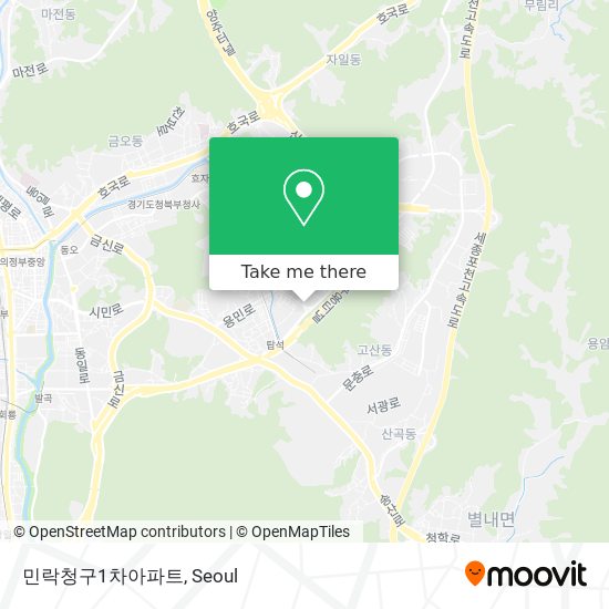 민락청구1차아파트 map