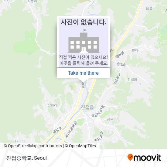 진접중학교 map