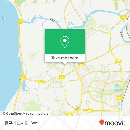 물푸레도서관 map