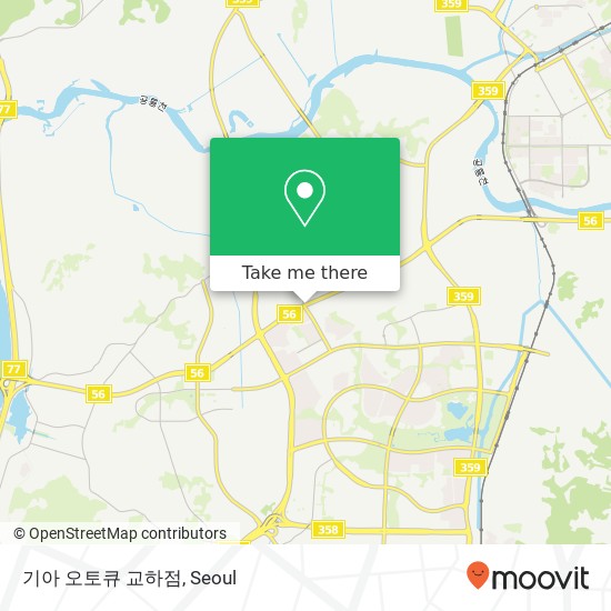 기아 오토큐 교하점 map