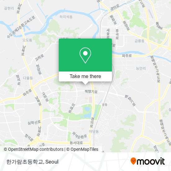 한가람초등학교 map