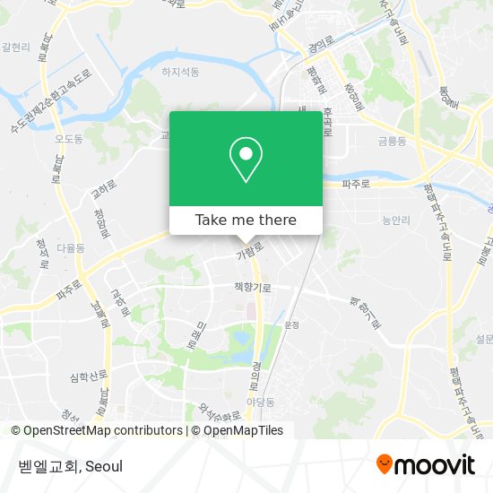 벧엘교회 map