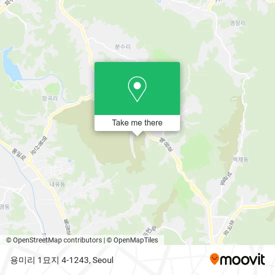 용미리 1묘지 4-1243 map